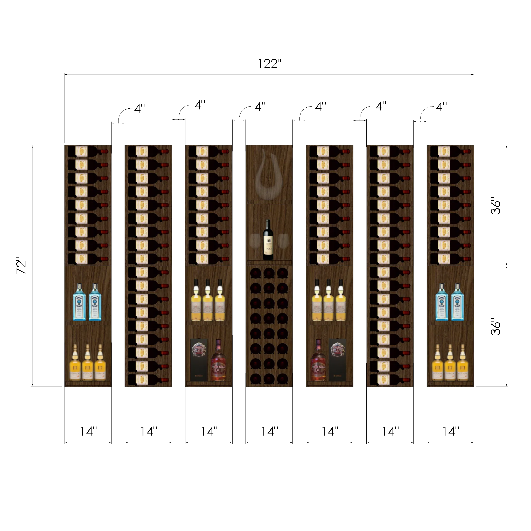 THE WINE WALL MAX VINdustry Wine Wall
