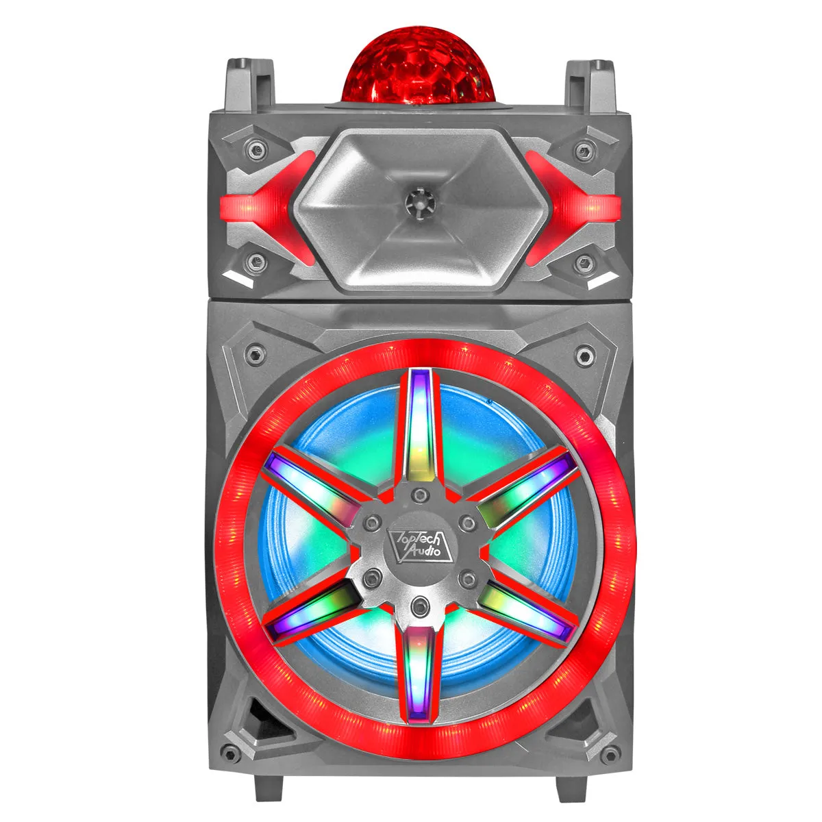 TOPTECH FLIP-112 Portable 12-Inch Wireless Speaker with Light Show & Disco Ball