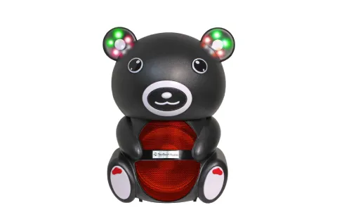 TOPTECH TEDDY-6 Portable 6.5" Bluetooth Speaker with LED Lights and Remote Control