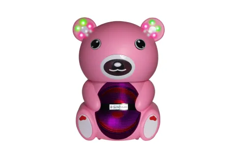 TOPTECH TEDDY-6 Portable 6.5" Bluetooth Speaker with LED Lights and Remote Control