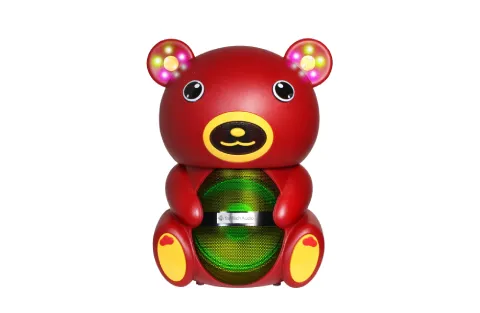 TOPTECH TEDDY-6 Portable 6.5" Bluetooth Speaker with LED Lights and Remote Control