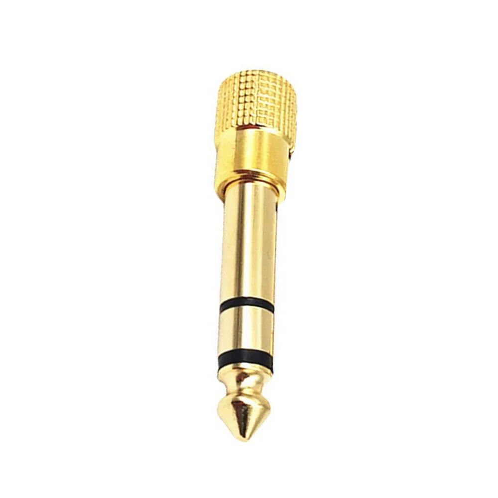 US 10-20 Pcs 6.35mm 1/4" Male to 3.5mm 1/8" Female TRS Stereo Audio Adapter