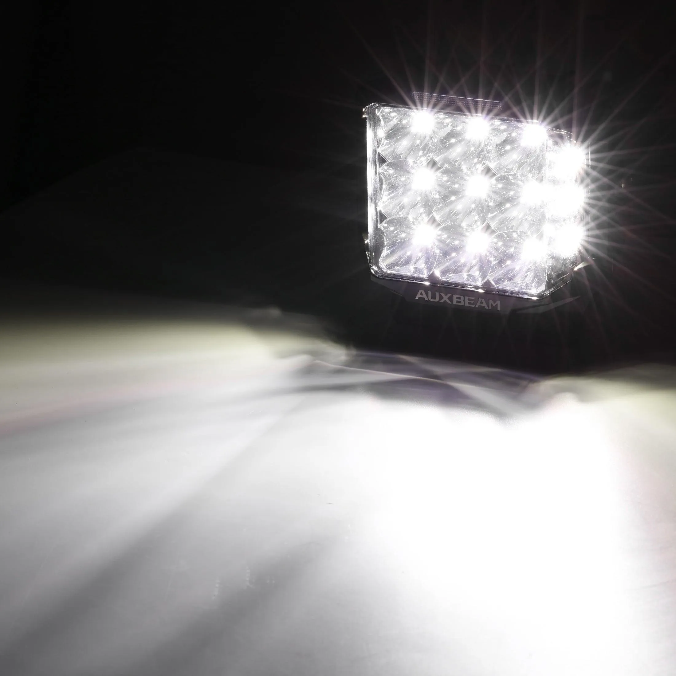 V-MAX Series | 7 Inch 228W 26100LM Combo Beam Side Shooter LED Square Pod Lights with Amber DRL&Backlight
