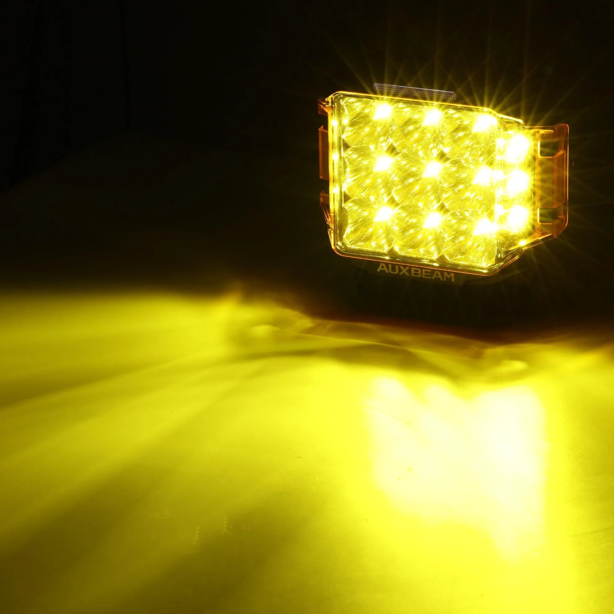 V-MAX Series | 7 Inch 228W 26100LM Combo Beam Side Shooter LED Square Pod Lights with Amber DRL&Backlight