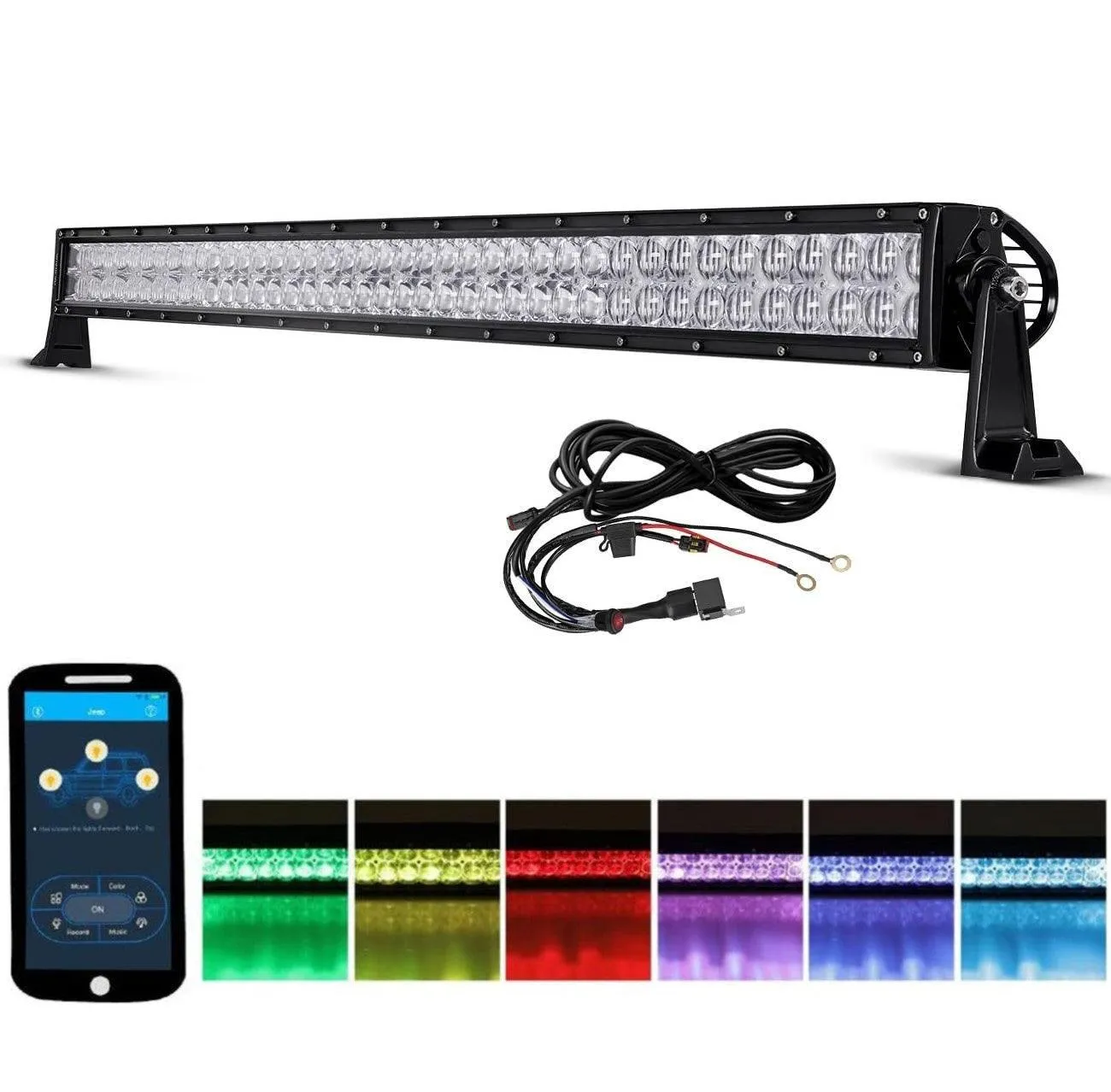 V-Series RGB Color Changing Off Road LED Light Bar