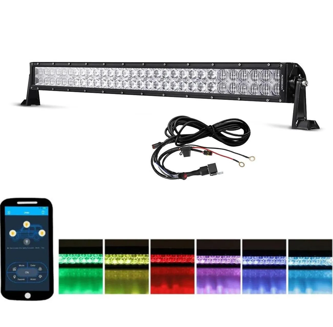 V-Series RGB Color Changing Off Road LED Light Bar