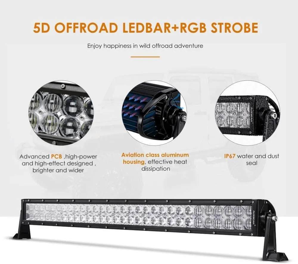 V-Series RGB Color Changing Off Road LED Light Bar