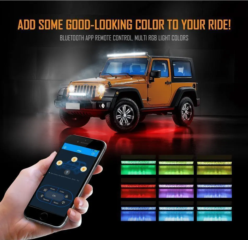 V-Series RGB Color Changing Off Road LED Light Bar