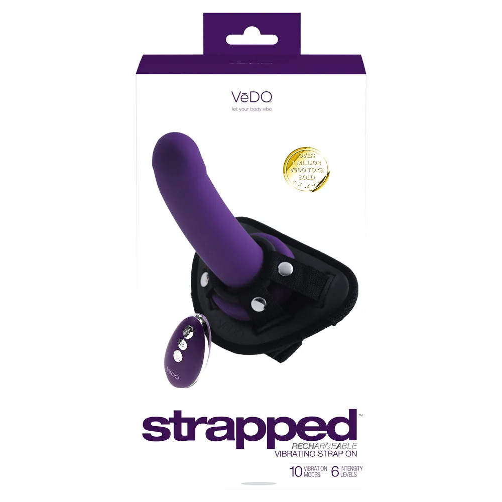 VeDO Strapped Rechargeable Vibrating Strap On