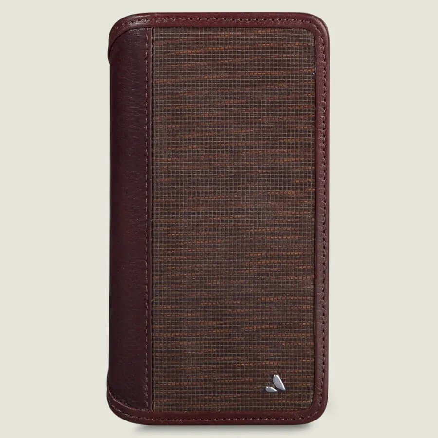 Wallet Wood iPhone Xs Max Leather Case