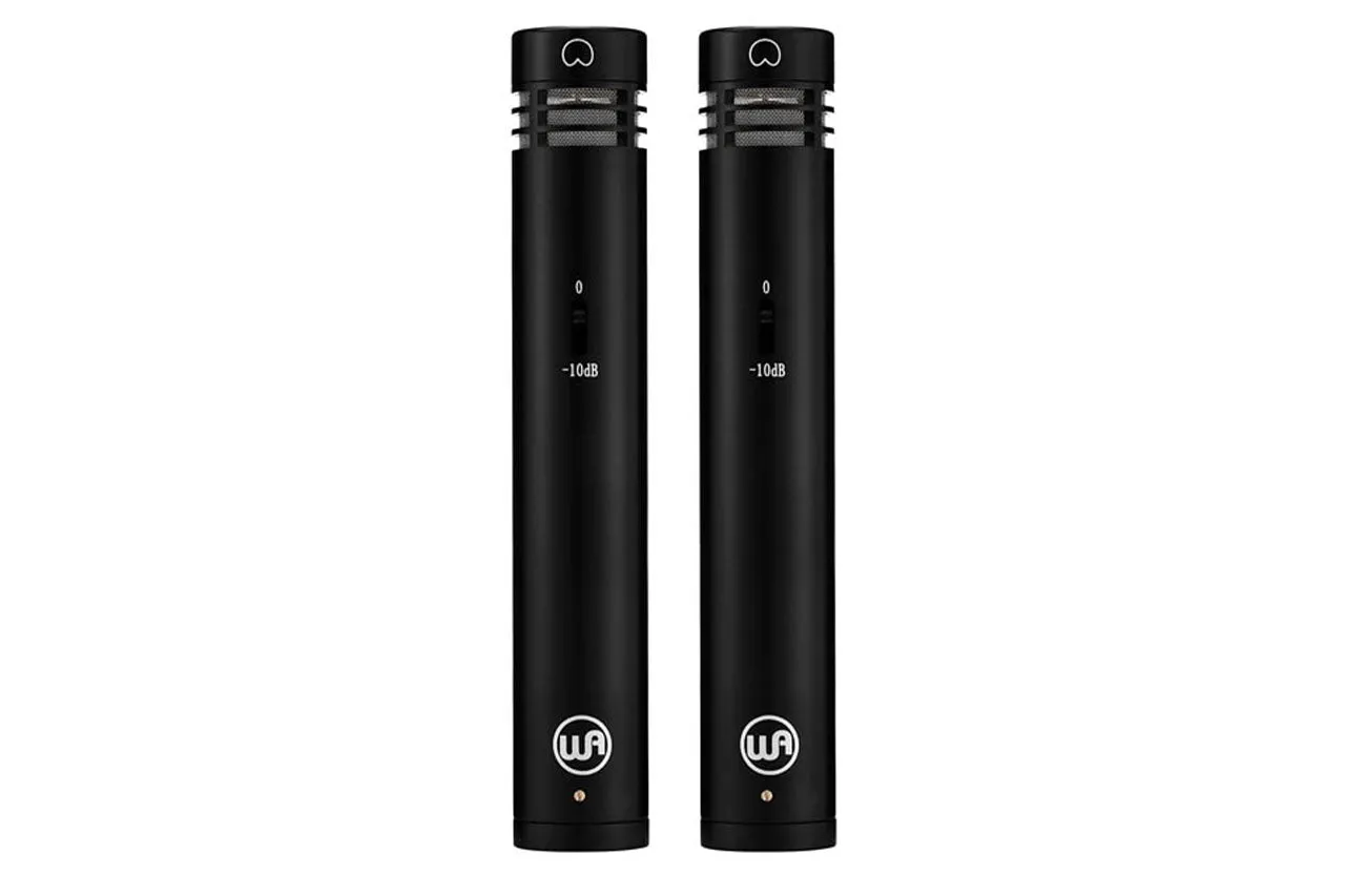 Warm Audio WA-84 Small Diaphragm Condenser Microphone Stereo Pair - Black