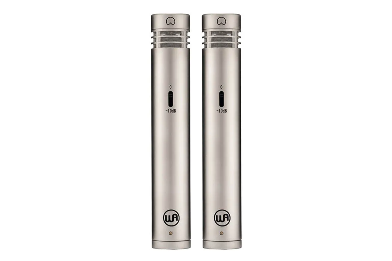 Warm Audio WA-84 Small Diaphragm Condenser Microphone Stereo Pair - Nickel