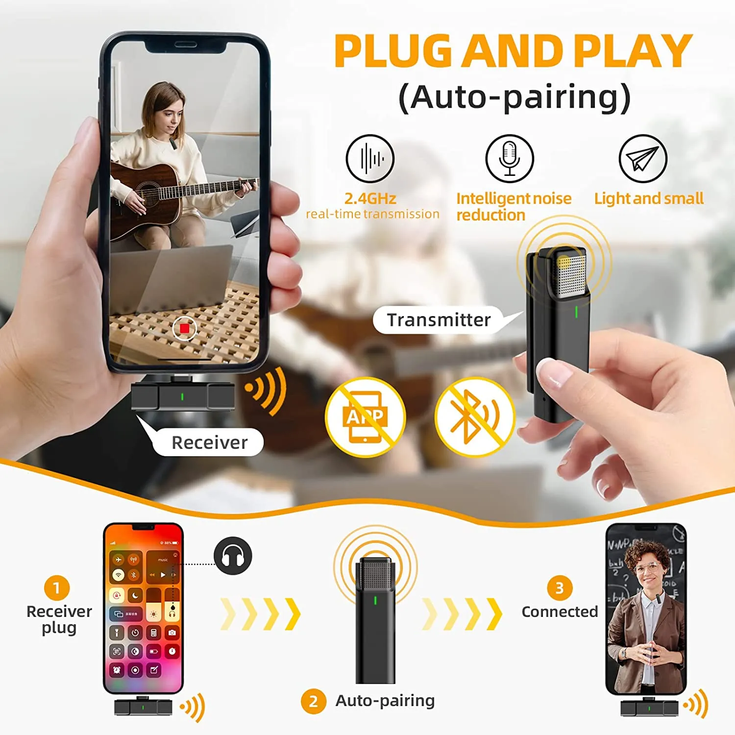 WIRELESS MICROPHONE 3 IN 1