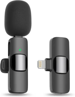 Wireless Microphone for iPhone & iPad – Omnidirectional Mic for Interviews, Podcasts, & Vlogs