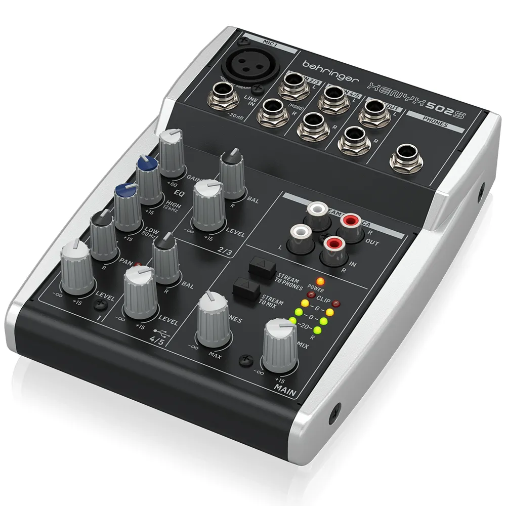 XENYX Behringer 5CH Analog Streaming Mixer [502S]