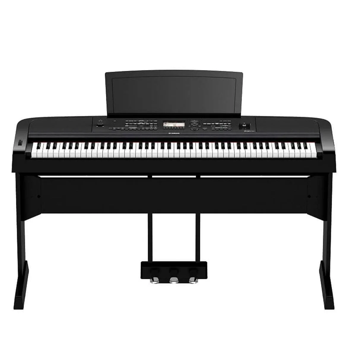 Yamaha Dgx670B Portable Grand Piano Black With Stand & Pedals