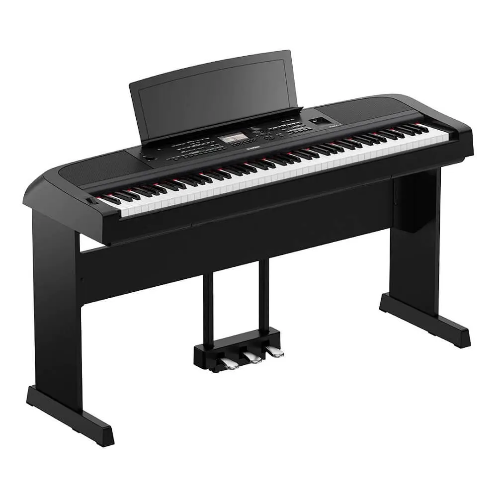 Yamaha Dgx670B Portable Grand Piano Black With Stand & Pedals