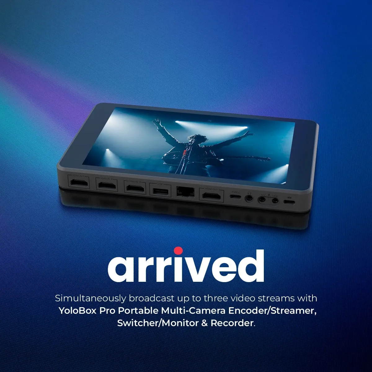 YOLOLIV YoloBox Pro, All-in-one Portable Multi-Cam Live Streaming Studio Encoder Recorder Switcher