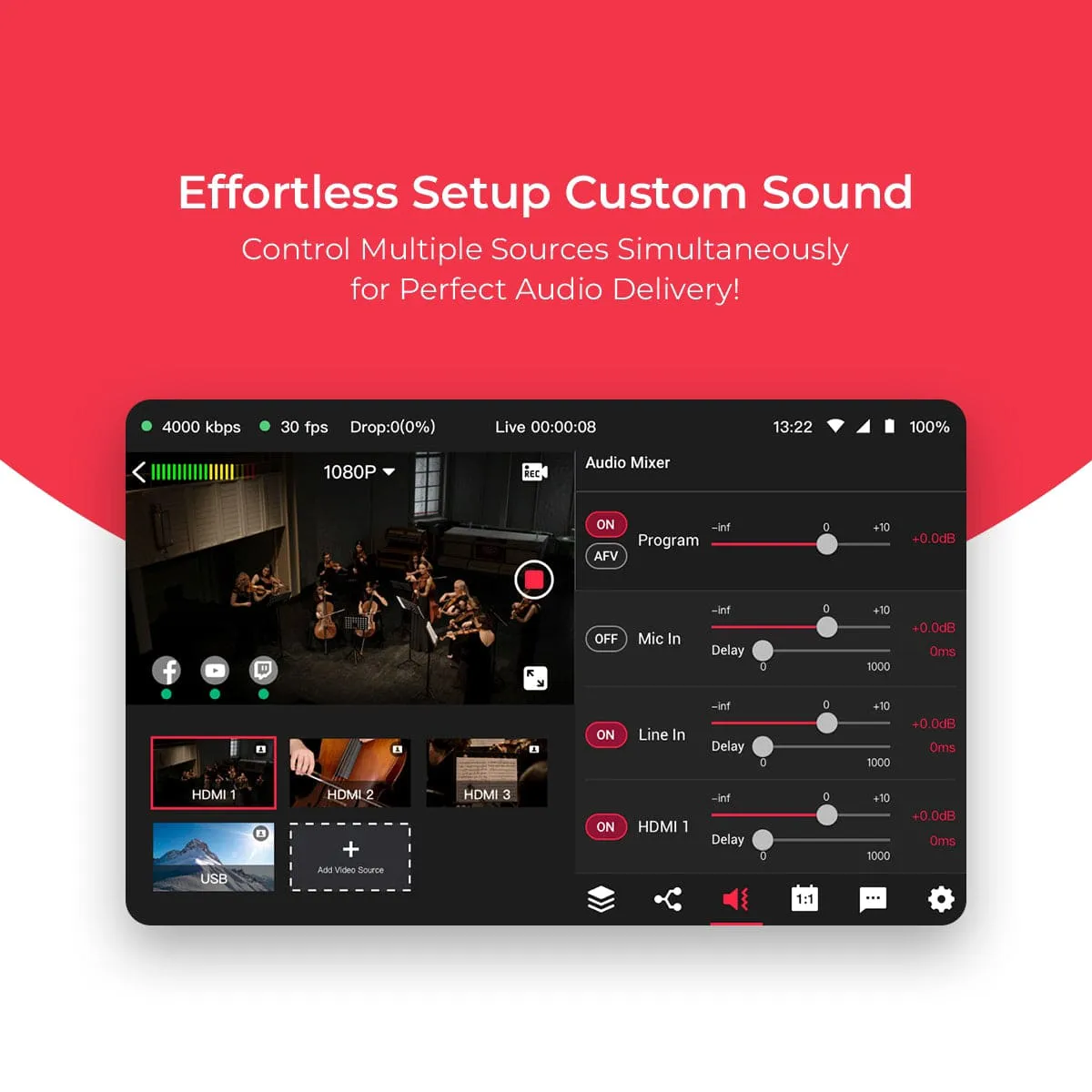 YOLOLIV YoloBox Pro, All-in-one Portable Multi-Cam Live Streaming Studio Encoder Recorder Switcher