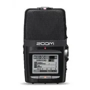 Zoom H2n Stereo/Surround-Sound Portable Recorder, 5 Built-In Microphones, X/Y, Mid-Side, Surround Sound, Ambisonics Mode, Records to SD Card, For Recording Music, Audio for Video, and Interviews
